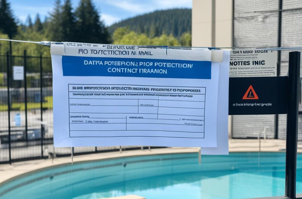 Data protection in swimming pools: secure management of visitor data