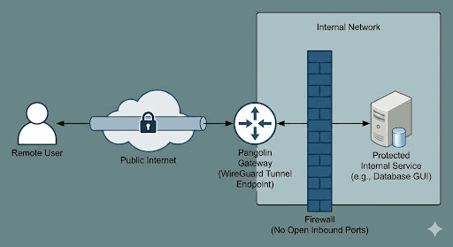 Pangolin Reverse Proxy Architektur für DSGVO-konforme Webanwendungen