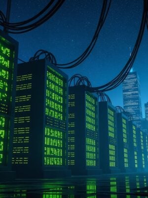Rechenzentrum mit Serverreihen – NIS-2 Schulung für Cybersicherheit in Unternehmen
